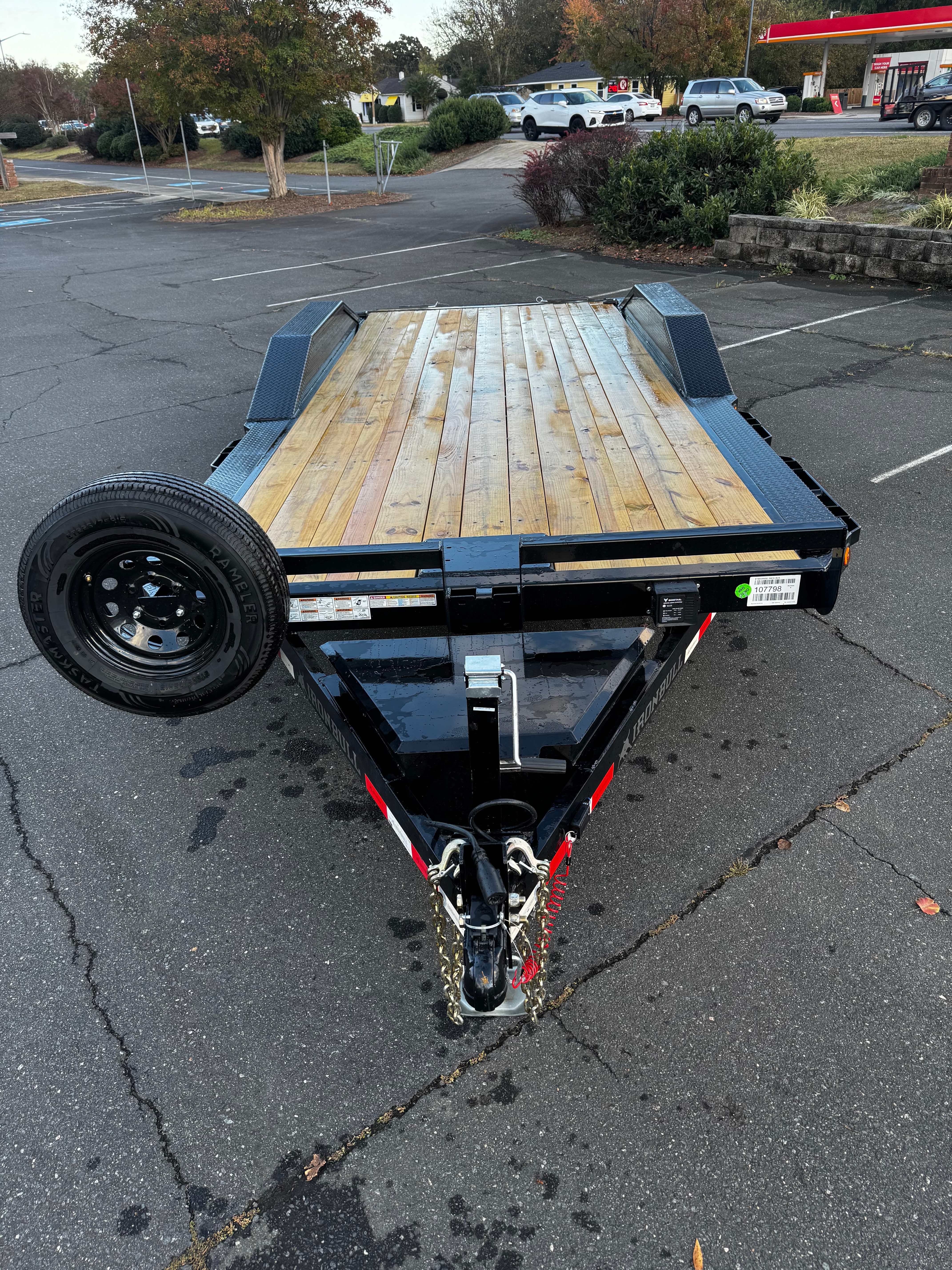 20ft Drive Over Flatbed Car Hauler Trailer view 7