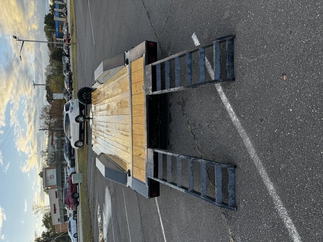 20ft Drive Over Flatbed Car Hauler Trailer view 5