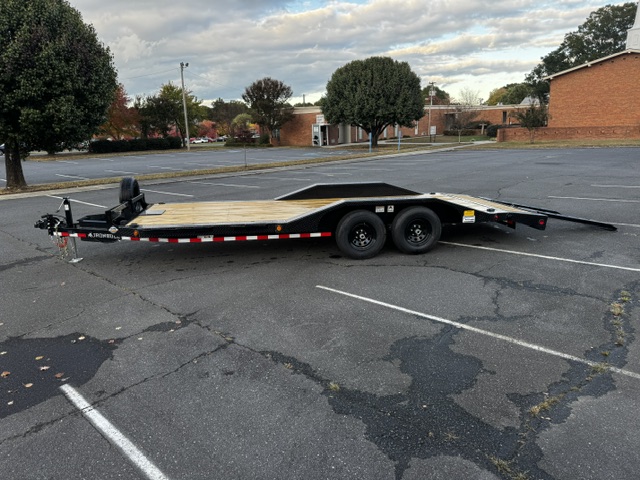 20ft Drive Over Flatbed Car Hauler Trailer view 3