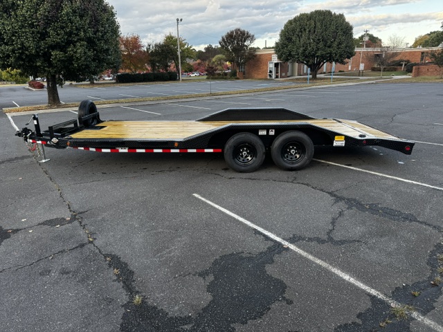20ft Drive Over Flatbed Car Hauler Trailer
